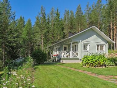 Finnisch Lappland Ferienhaus mit Hund
