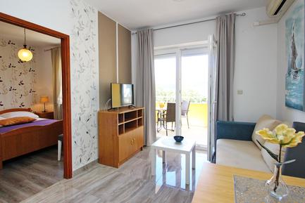  Für 2 Personen: Hübsches Apartment / Ferienwohnung in der Region Baška