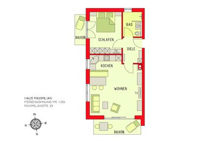  Für 2 Personen: Hübsches Apartment / Ferienwohnung in der Region Oberstdorf