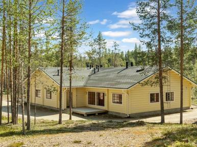 Finnisch Lappland Ferienhaus mit Hund