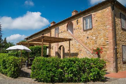 Toskana, Montaione Ferienhaus mit Hund
