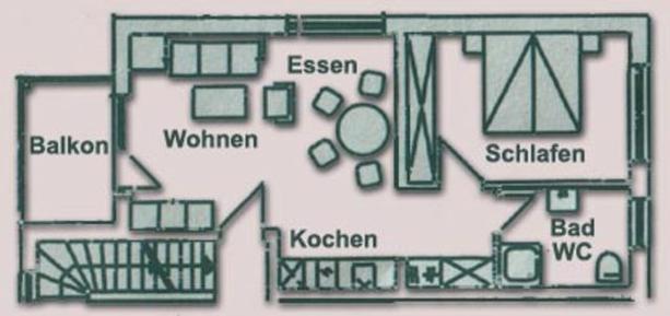  Für 4 Personen: Hübsches Apartment / Ferienwohnung in der Region Bayern