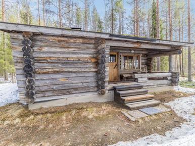 Finnisch Lappland Ferienhaus mit Hund