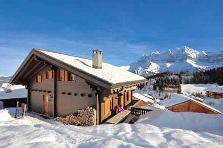 Gemütliches Ferienhaus : Region Wallis für 8 Personen