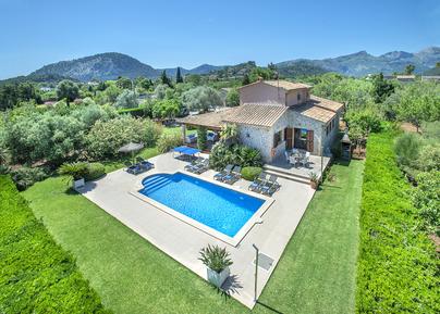 Gemütliches Ferienhaus : Region Pollenca für 8 Personen