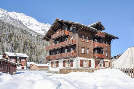  Für 5 Personen: Hübsches Apartment / Ferienwohnung in der Region Saas-Grund