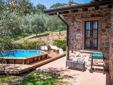 Toskana, Massa Marittima Ferienhaus mit Hund