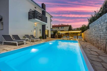 Gemütliches Ferienhaus : Region Baška für 8 Personen