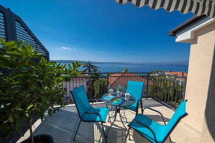  Für 3 Personen: Hübsches Apartment / Ferienwohnung in der Region Crikvenica