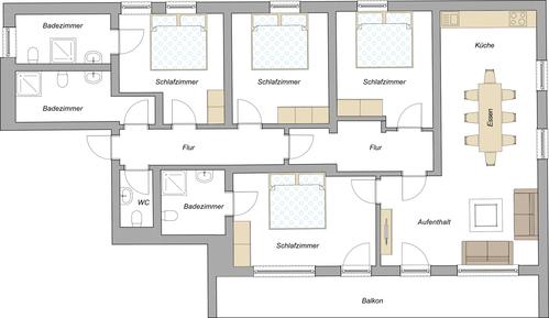 Für 9 Personen: Hübsches Apartment / Ferienwohnung in der Region Allgäu