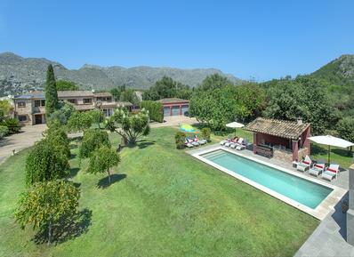 Gemütliches Ferienhaus : Region Pollenca für 10 Personen