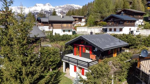 Gemütliches Ferienhaus : Region Wallis für 6 Personen