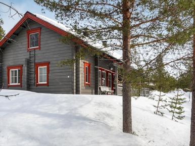 Finnisch Lappland Ferienhaus mit Hund